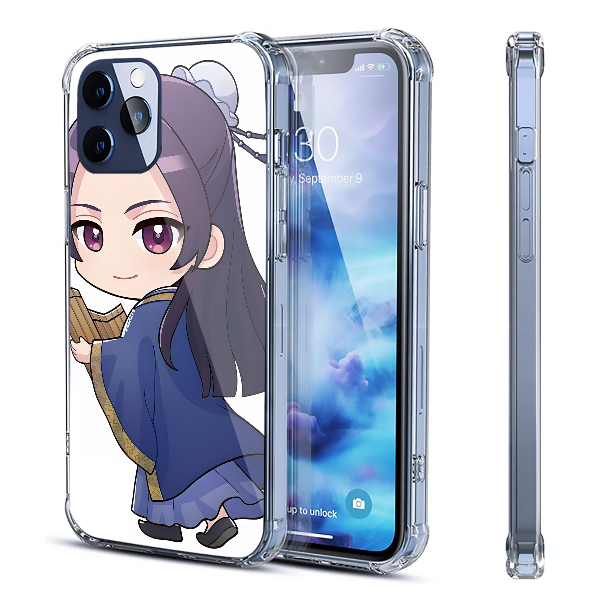 （画像用） 薬屋のひとりごと The Apothecary Diaries 【iPhone 12シリーズ対応】透明スマホケース（クリアソフトケース）